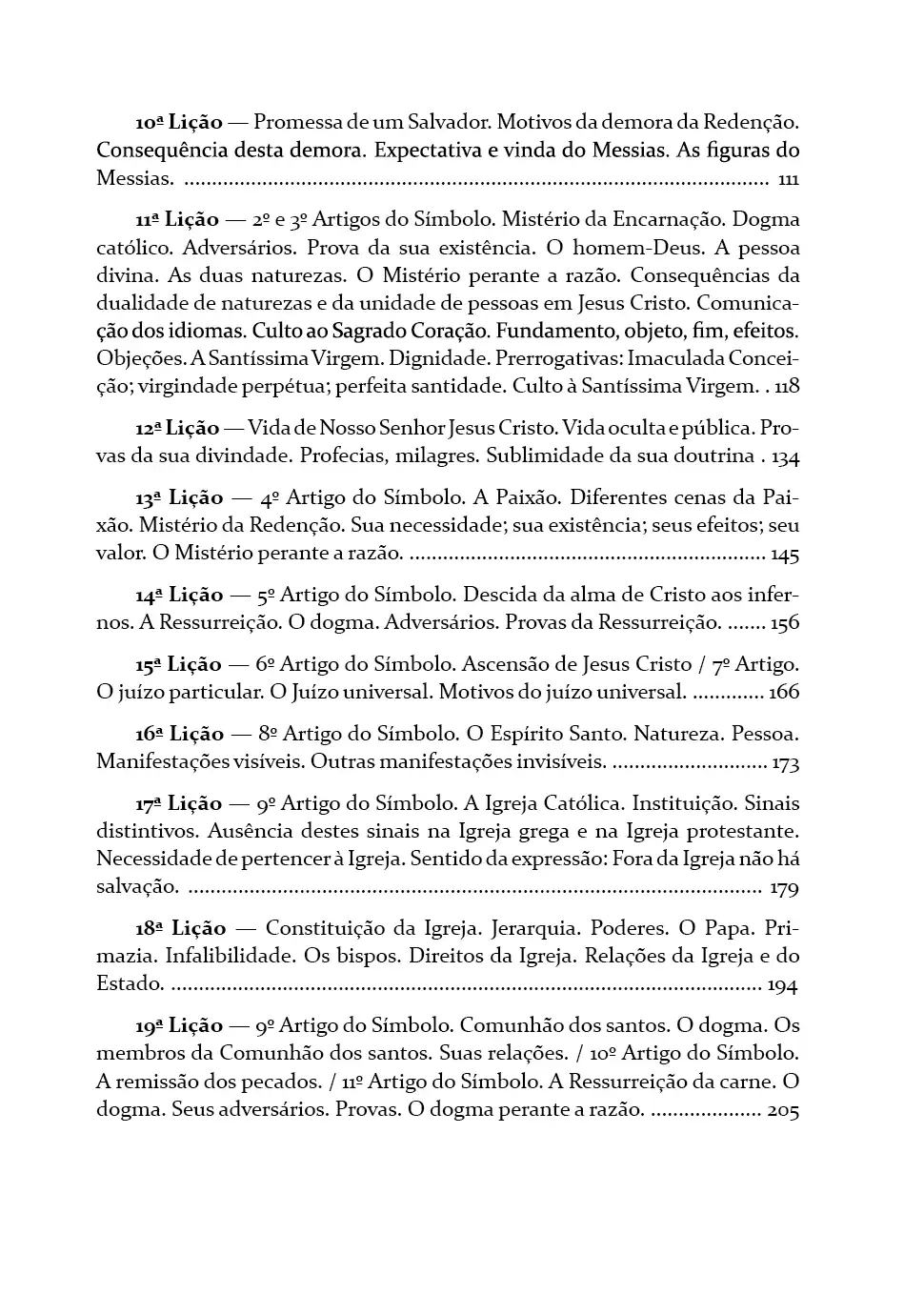 SUMÁRIO - DOUTRINA CATÓLICA-02
