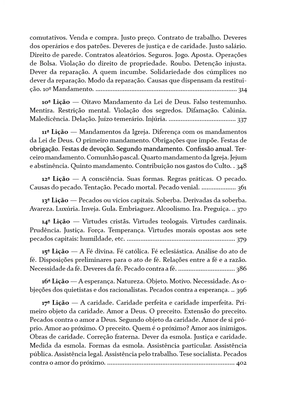 SUMÁRIO - DOUTRINA CATÓLICA-04