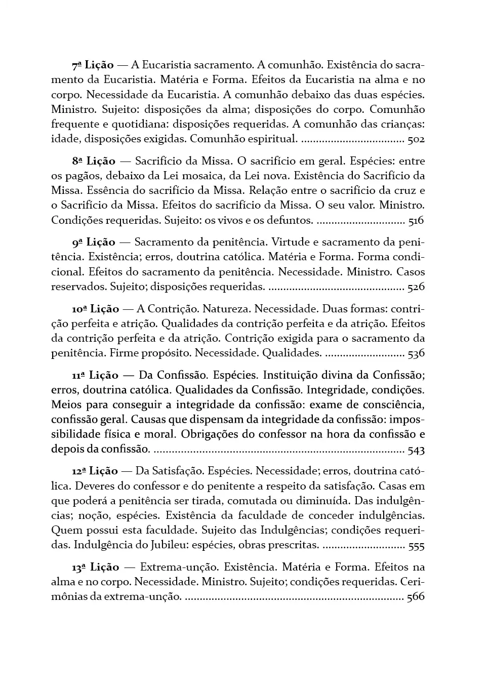 SUMÁRIO - DOUTRINA CATÓLICA-06